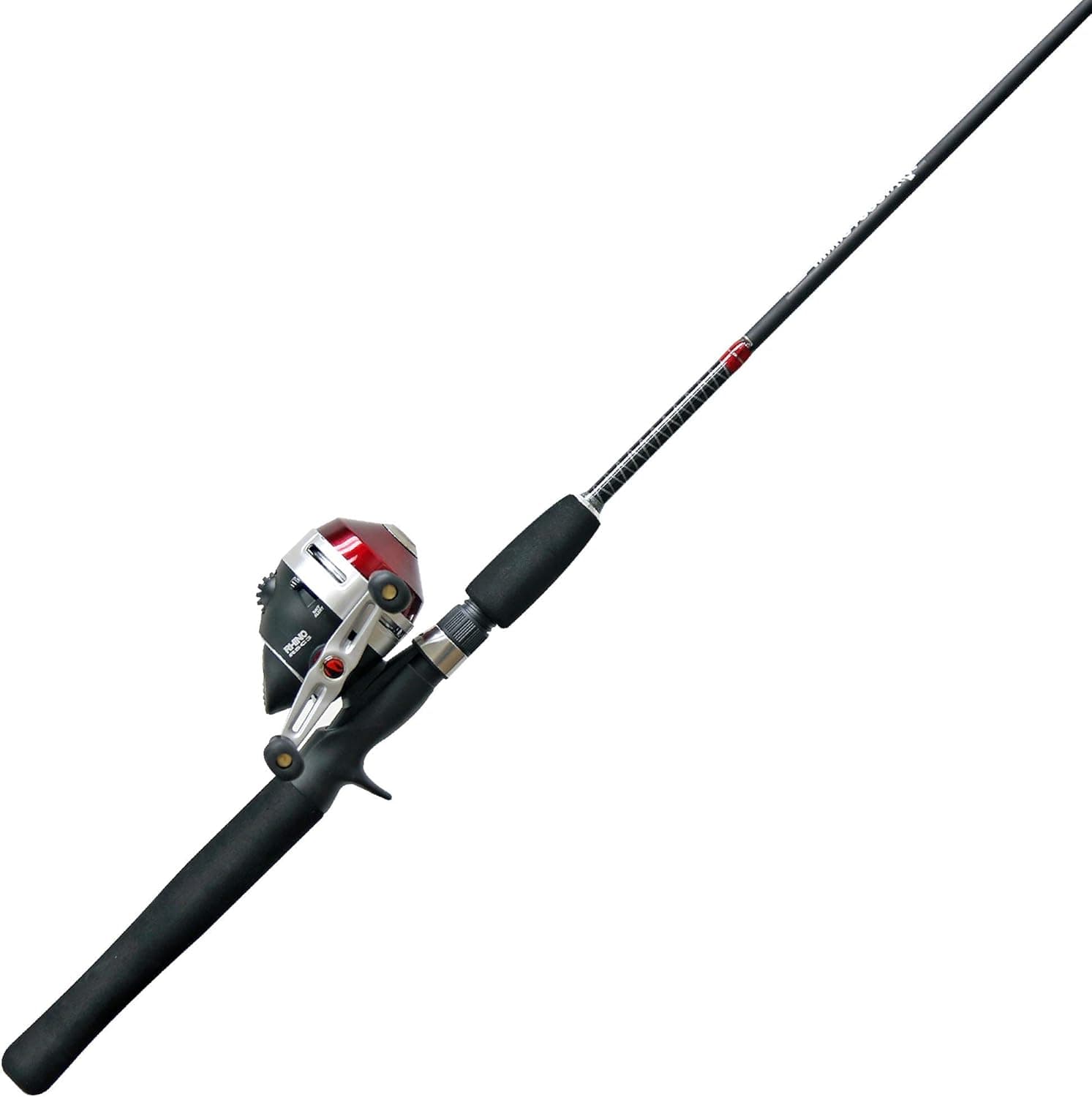 Zebco Rhino Spincast Reel and 2-Piece Fishing Rod Combo, Instant Anti-Reverse Fishing Reel, Size 30