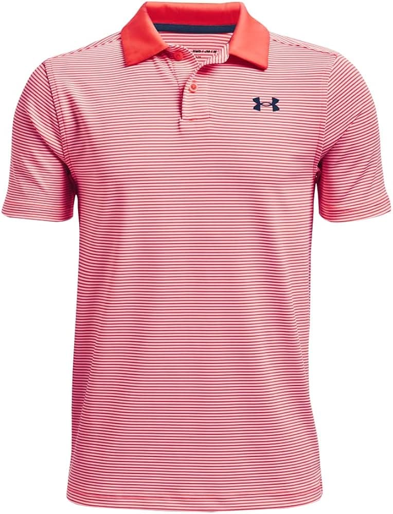 Under Armour Boys' Performance Stripe Golf Polo