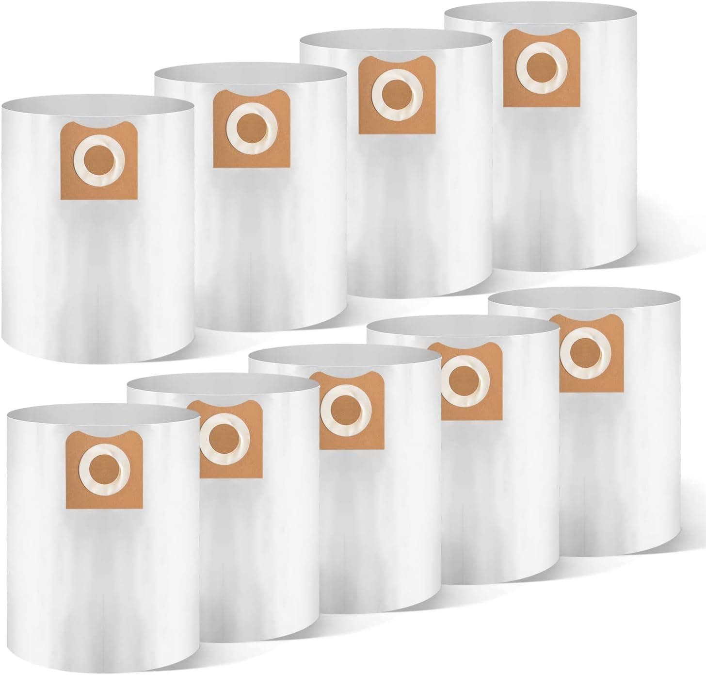 9 Pack Replacement 23743 VF3502 Vacuum Bags for Ridgid 12-16 Gallon Vacuum, Replace Part WD1950 WD1956 WD1850 WD1851 RV2400HF WD1450 WD1680 WD1270