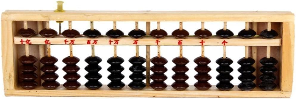 Home Mart Chinese Wooden Abacus Soroban Wooden Abacus Arithmetic Soroban Calculating Tool Chinese Traditional Computing Tools