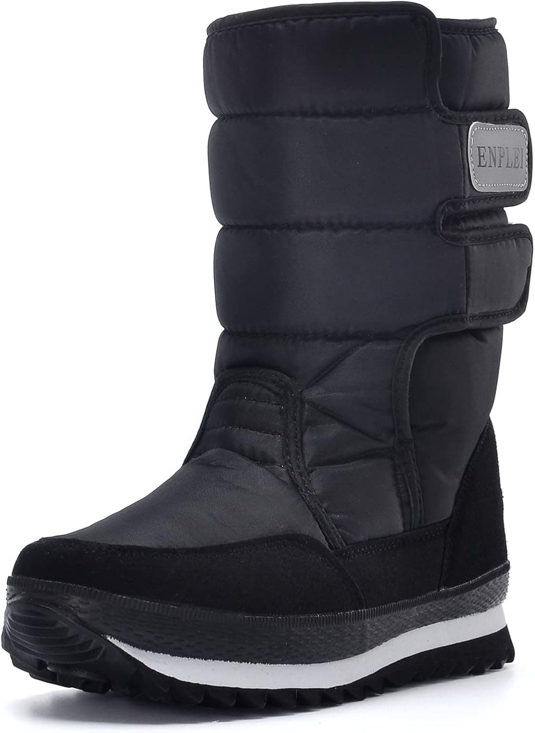 DADAWEN Women's Waterproof Frosty Snow Boot