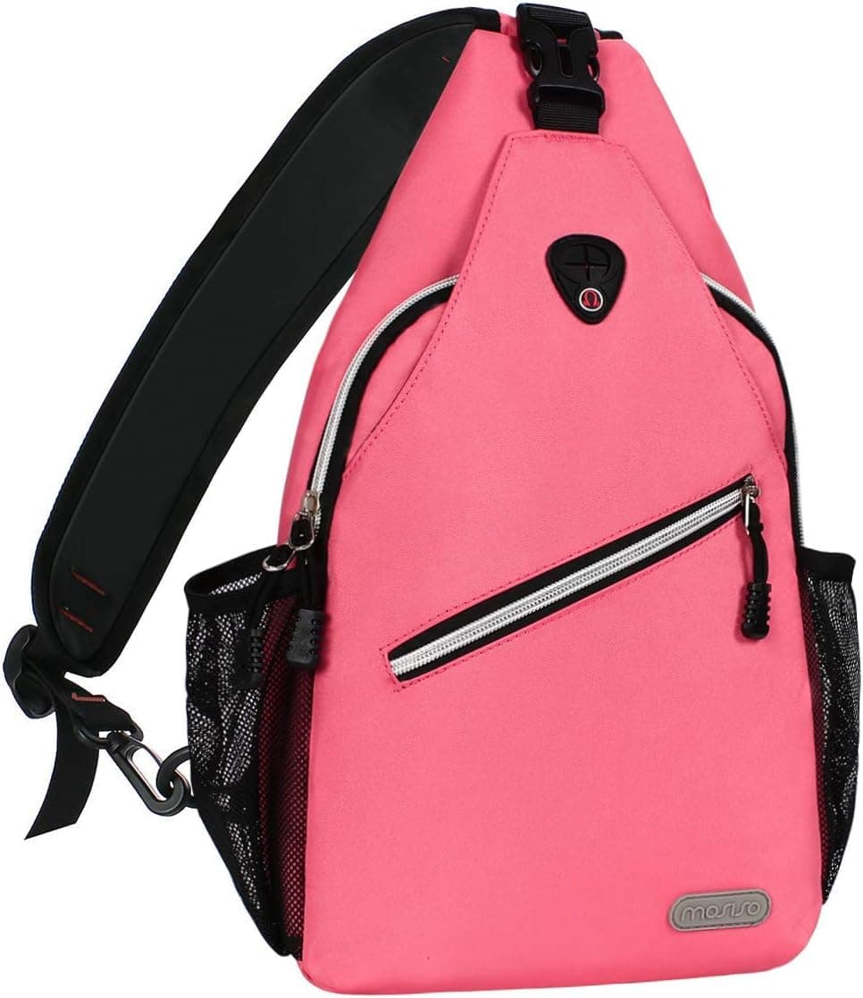 MOSISO Sling Backpack, Multipurpose Crossbody Shoulder Bag Travel Hiking Daypack