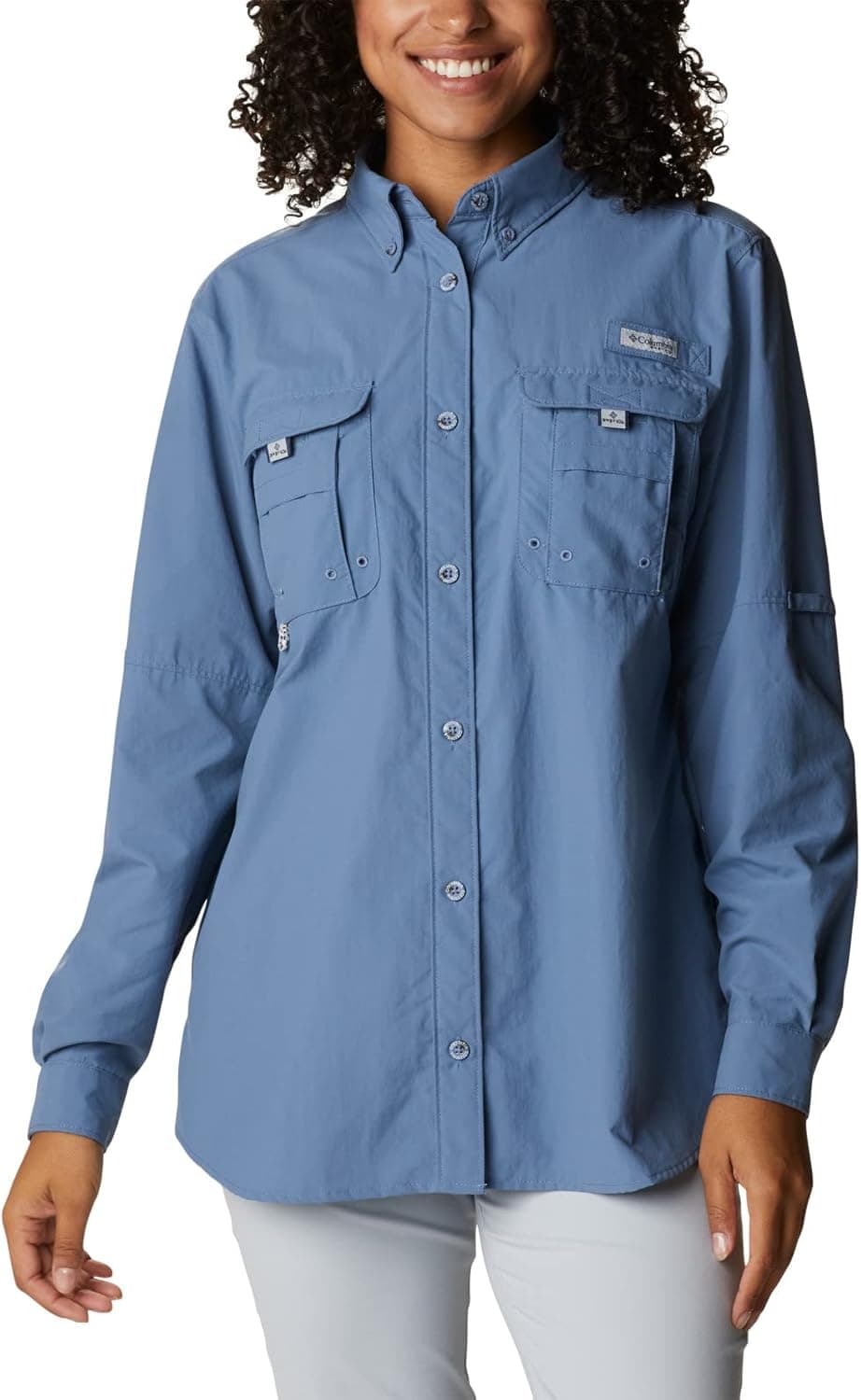 Columbia Women's PFG Bahama Ii UPF 30 Long Sleeve Fishing Shirt