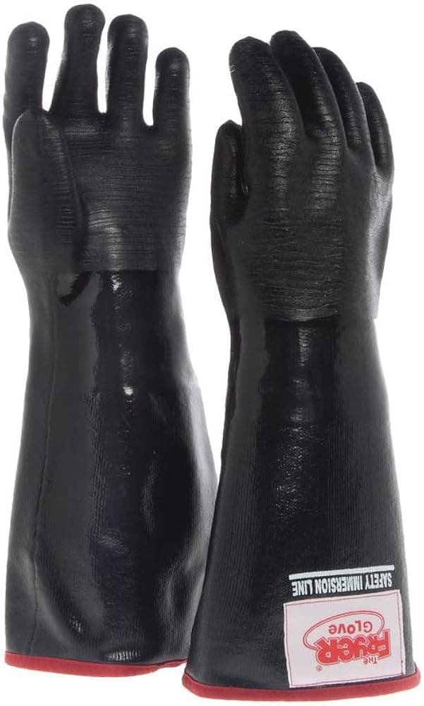 The Fryer Glove® Black Neoprene Fryer Gloves - 18"L