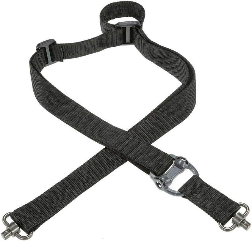 Glopole Military Tactical Safety Two Points Outdoor Belt QD, Black, Size Medium