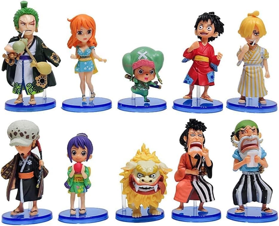 Anime Figure 10pcs Anime Figure Set Home Office Desktop Decoration Figure Toy Gift for Anime Fans