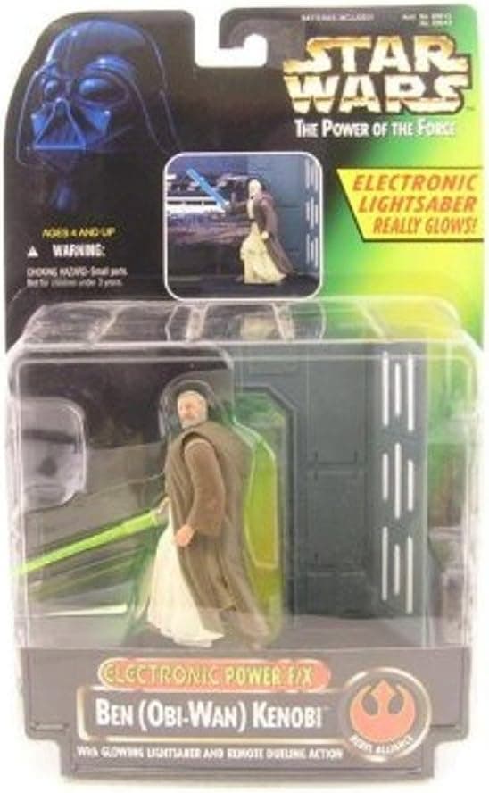 Star Wars Power of the Force Electronic Power F/X Ben Kenobi Action Figure