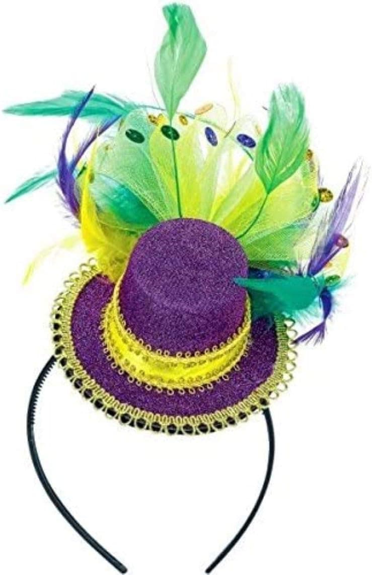 Mardi Gras Party Headband, 11" x 10"