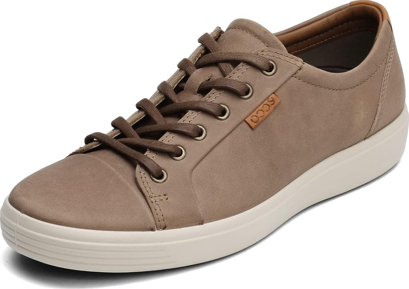 ECCO Men's Soft 7 Sneaker, navajo brown oil nubuck, 10-10.5