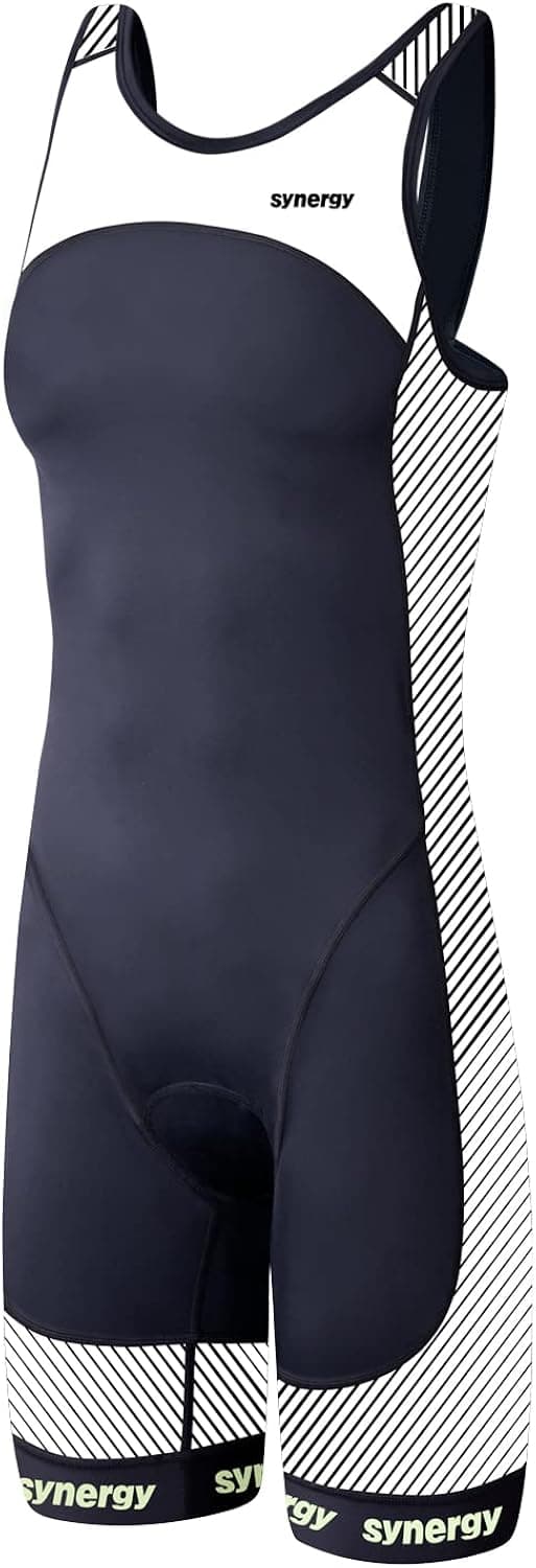 Synergy Women's Tri Suit - One Piece Triathlon Open Back Trisuit