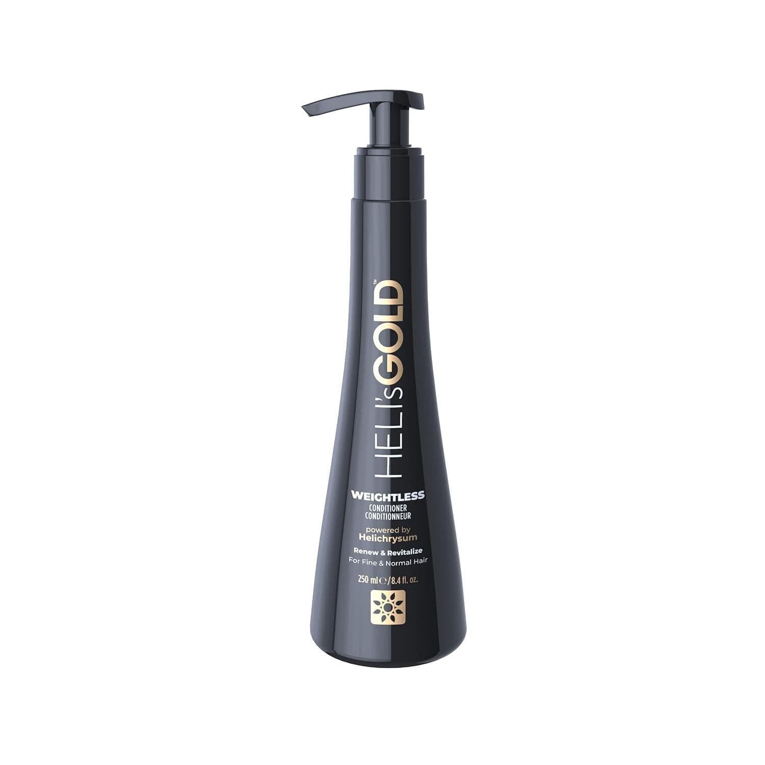 Heli's Gold Weightless Conditioner - Gently Nourishes Without Weighing Hair Down - Energizes Your Scalp - Promotes Natural Shine - Soft And Manageable - Fine, Thinning And Normal Strands - 8.4 Oz