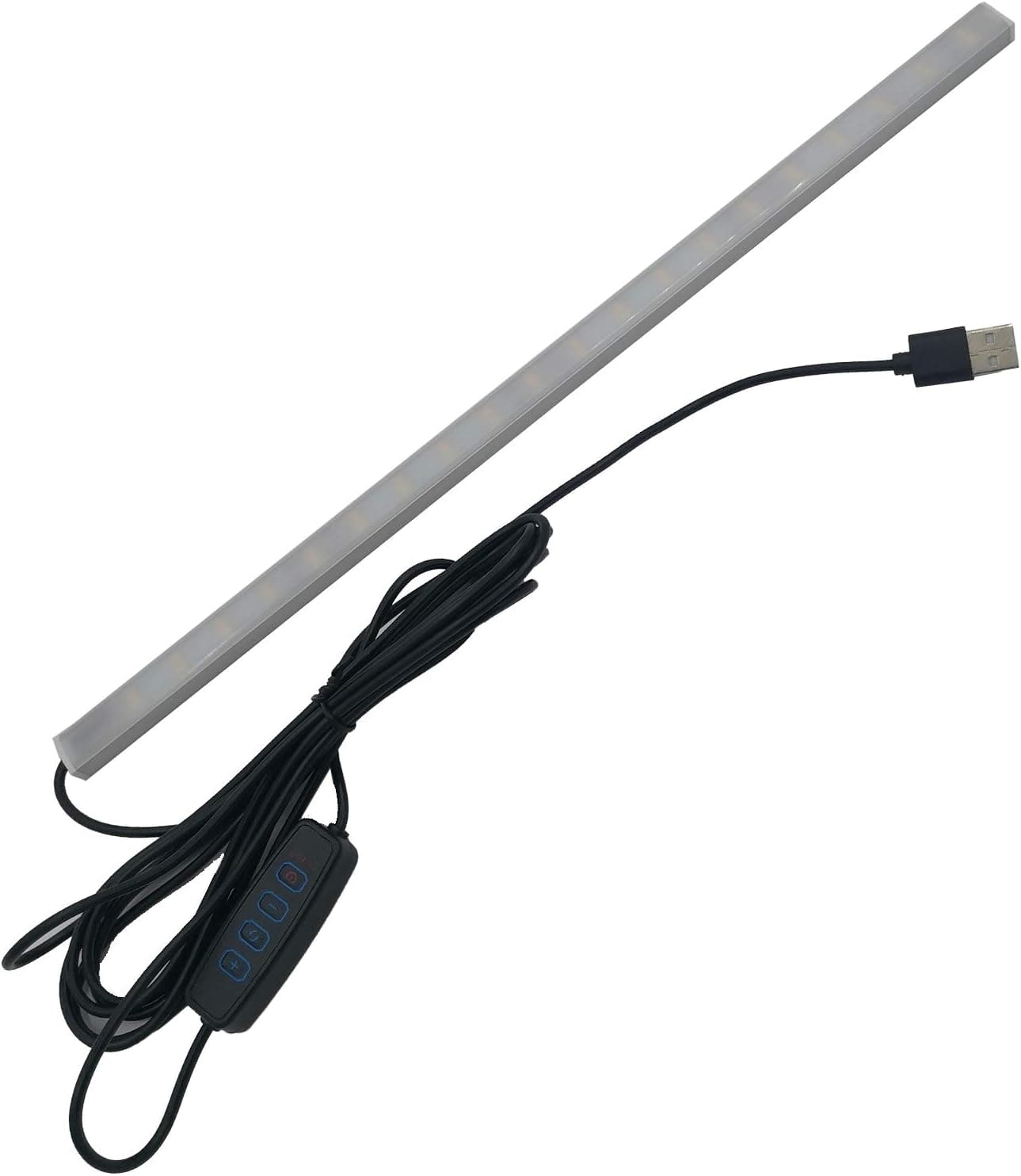 XINFUFEIMING LED Under Cabinet Lighting Bar Built-in Magnets, Dimmable, 3 Color Temperature,About 21 inches,3M and Magnet Mounted, USB Powered Counter Lighting Bar, LED Closet Light (54cm)