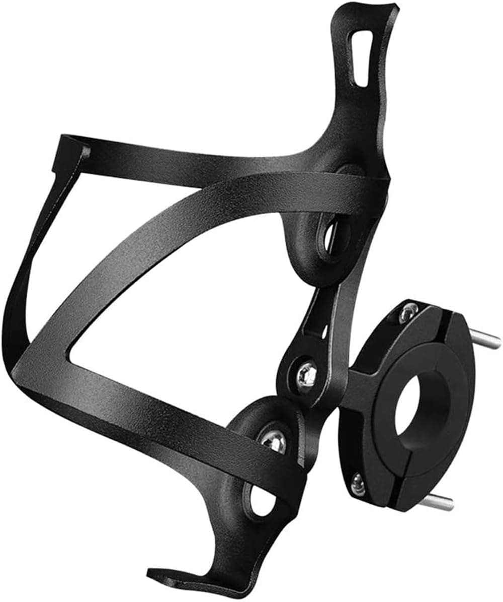 FIREOR Bike Water Bottle Holder, Bicycle Water Bottle Cage Lightweight Aluminum Alloy MTB Cycling Cup Holder Bike Accessories with Handlebar Mount Bracket