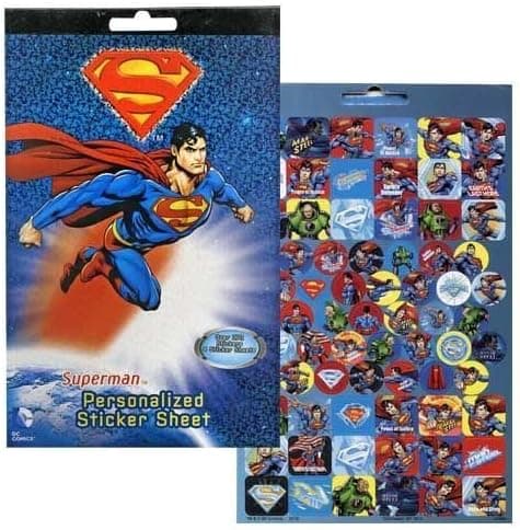 Superman 4 Sticker Sheets Over 270 Stickers