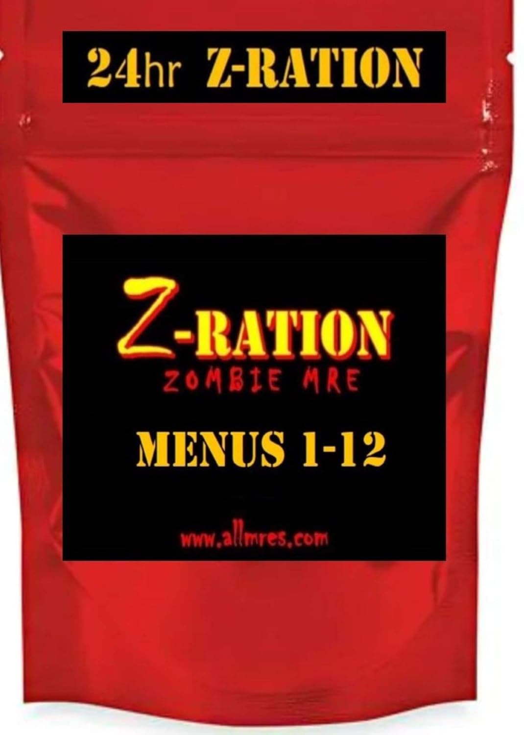 24 hr Z-Ration MRE (FSR) 1st Insp.Date 2023 - 2025 / NEW Z-Ration Zombie MRE line! (Menu 5: 24 hr Z-Ration)