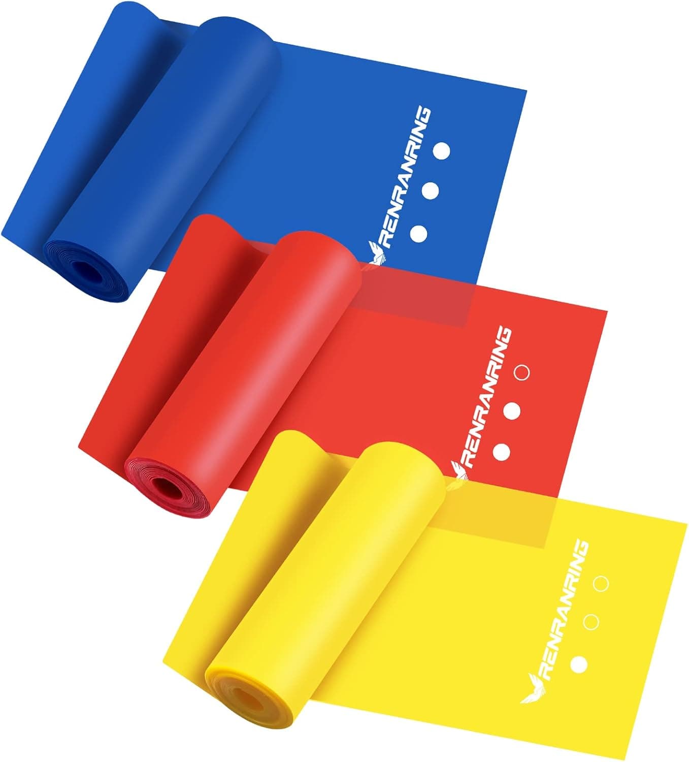 Resistance Bands Set - Exercise Bands with 8 Resistance Levels,Booty Loop Bands for Leg and Butt,Workout Bands for Physical Therapy,Yoga,Pilates,Rehab,Stretching and Home Workout