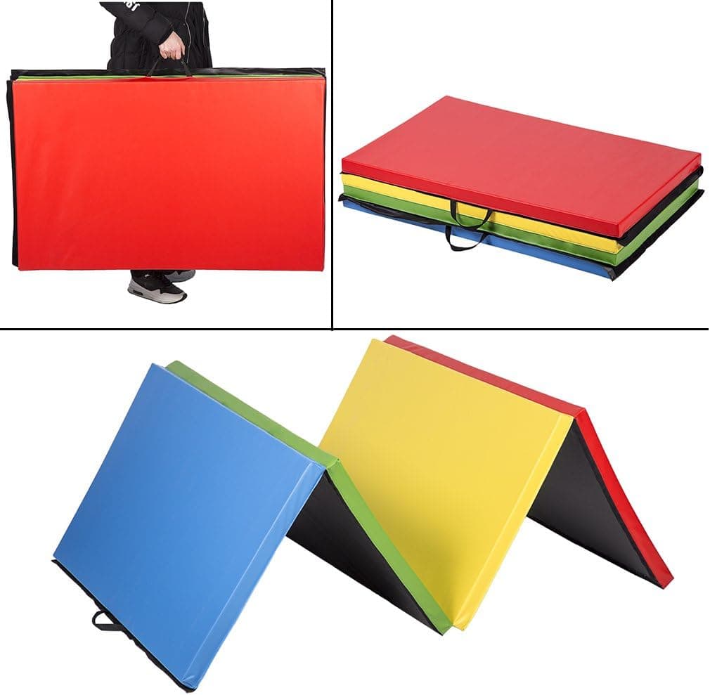 BestMassage 4'x10'x2 Thick Folding Panel Gymnastics Mat Fitness Gym Exercise Mat
