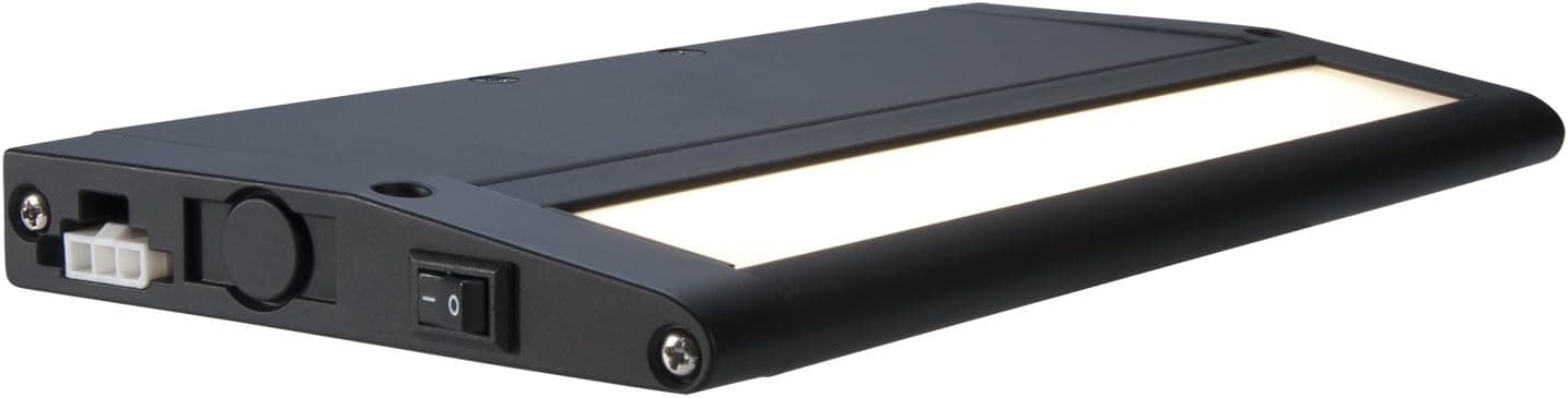 Halo HU1009D930MBR 9" LED Under Cabinet, Direct Wire Accent Lights; Soft White (3000K); Dimmable; Black