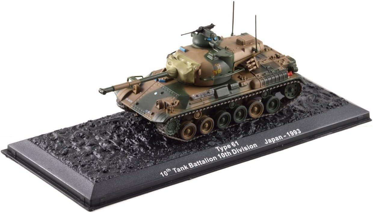 Deagostini 1:72 Diecast Model Tank - Type 61 10th Tank Battalion 10th Division Japan 1993 Army Tank #14