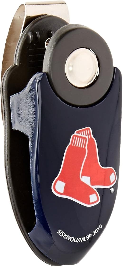 MLB Boston Red Sox Sunglass Visor Clip, Blue