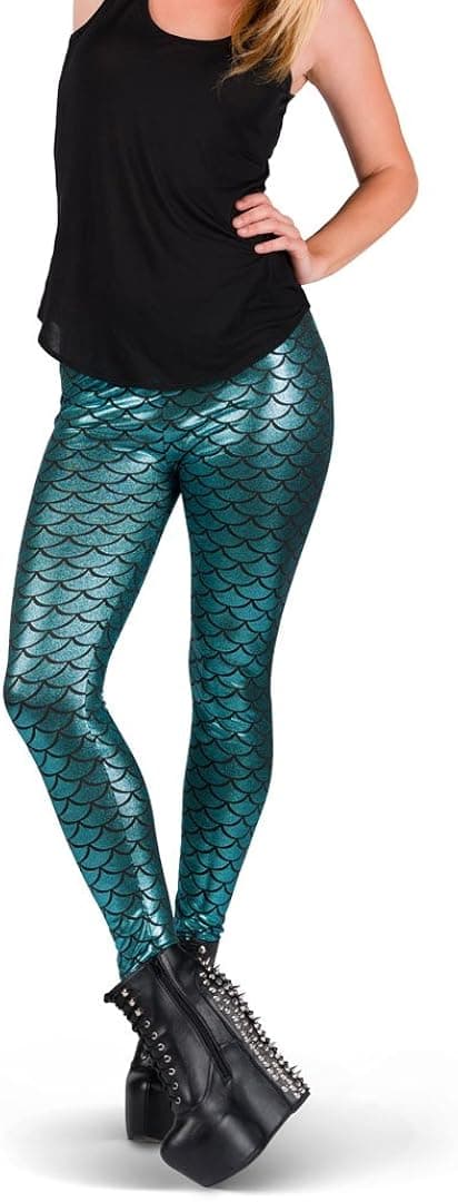 Online Legging Store Womens Majestic Mermaid Scale Leggings