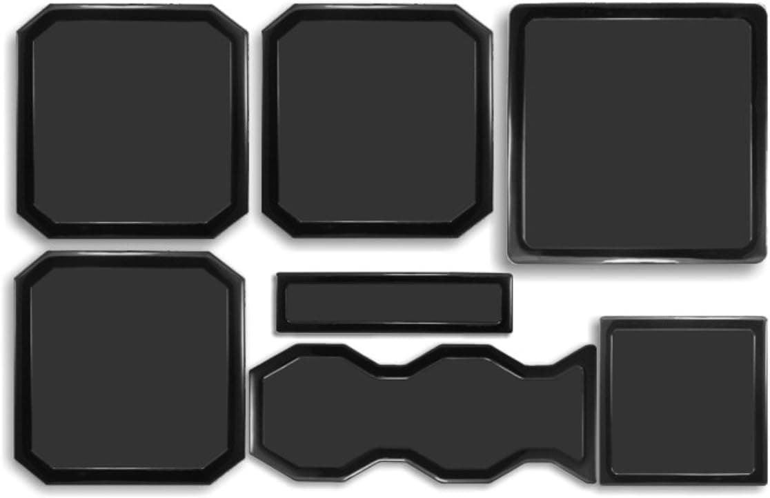 DEMCiflex Dust Filter Kit for Cooler Master HAF-X (7 Filters), Black Frame/Black Mesh