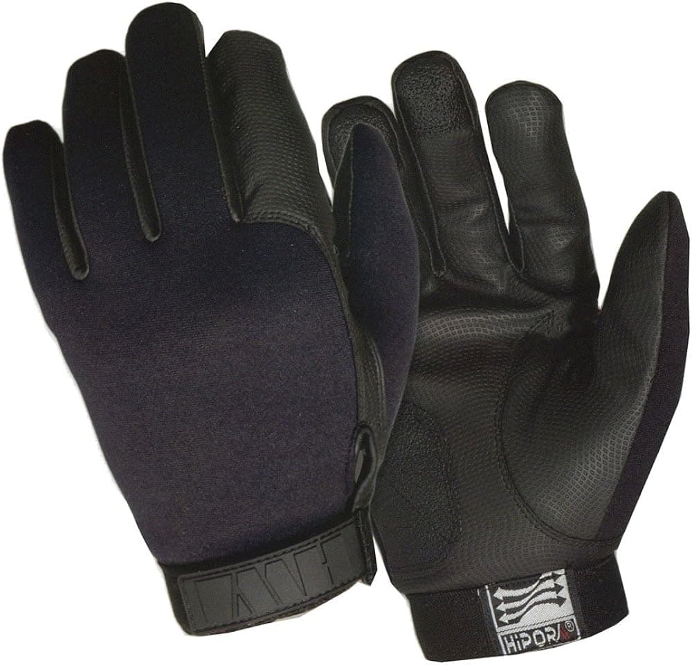 HWI ND100L Lined Neoprene Duty Gloves, Black