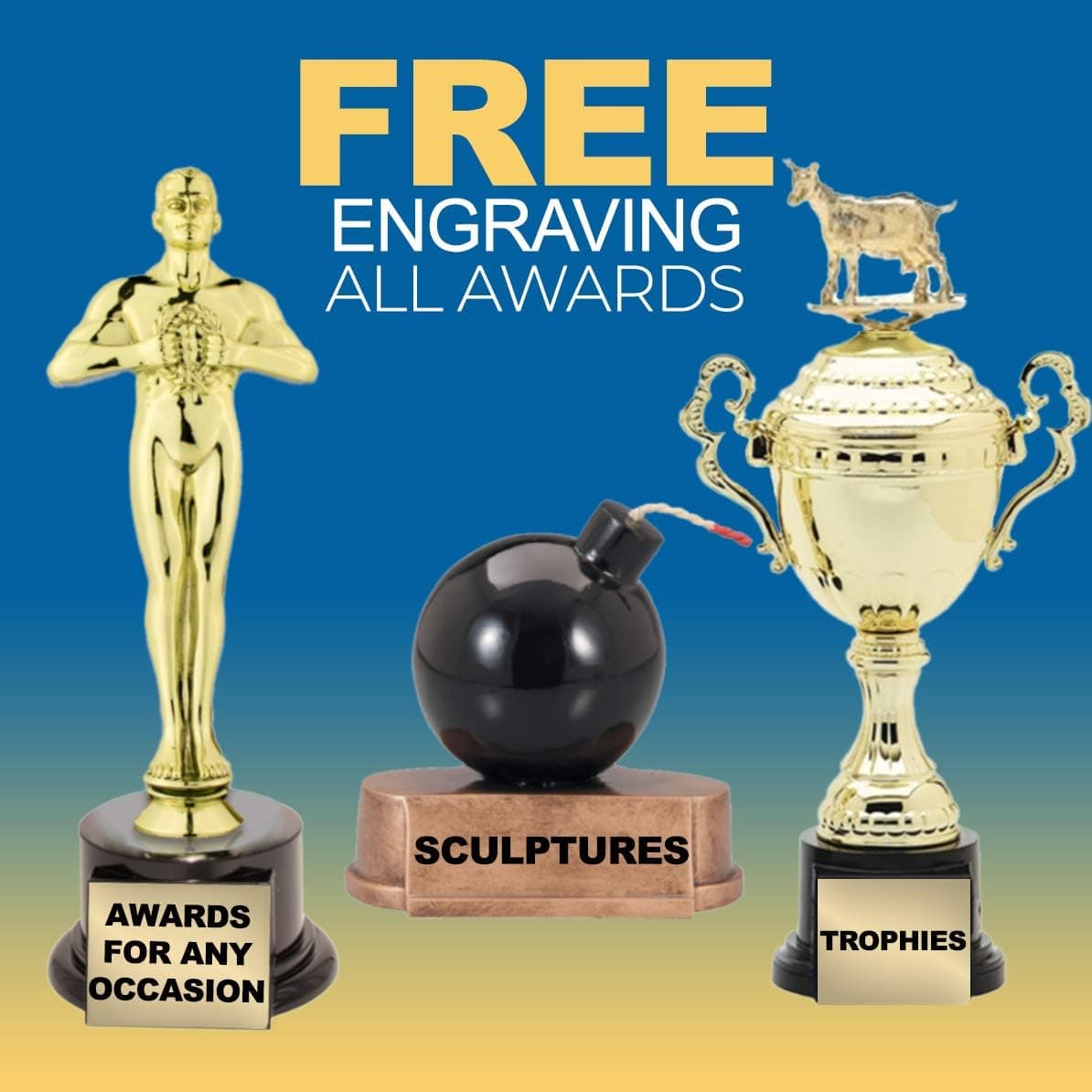 Same Day Awards Monaco Gold Cup Male Motion Basketball
