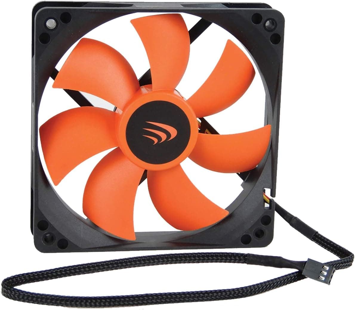 Set of 1 - AAAwave 120mm Double Ball Bearing Silent Cooling Fan Compatible with CPU Coolers, Water-Cooling Radiators, and PC Cases (Set of 1)