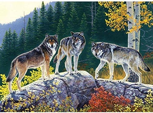 MasterPieces Fall Wolves Jigsaw Puzzle