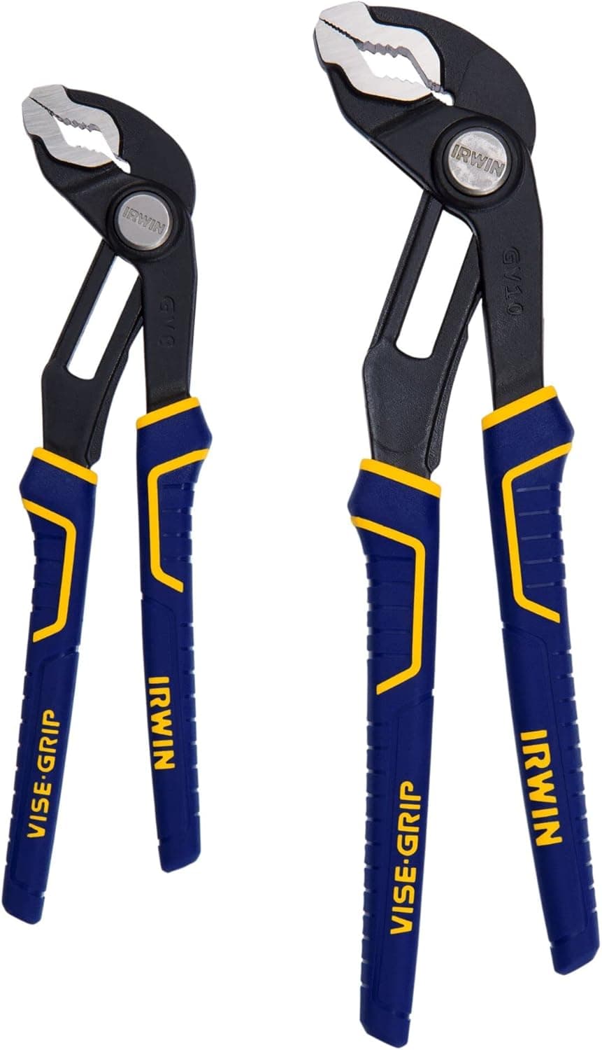 IRWIN VISE-GRIP GrooveLock Pliers Set, V-Jaw, 2-Piece (2078709)