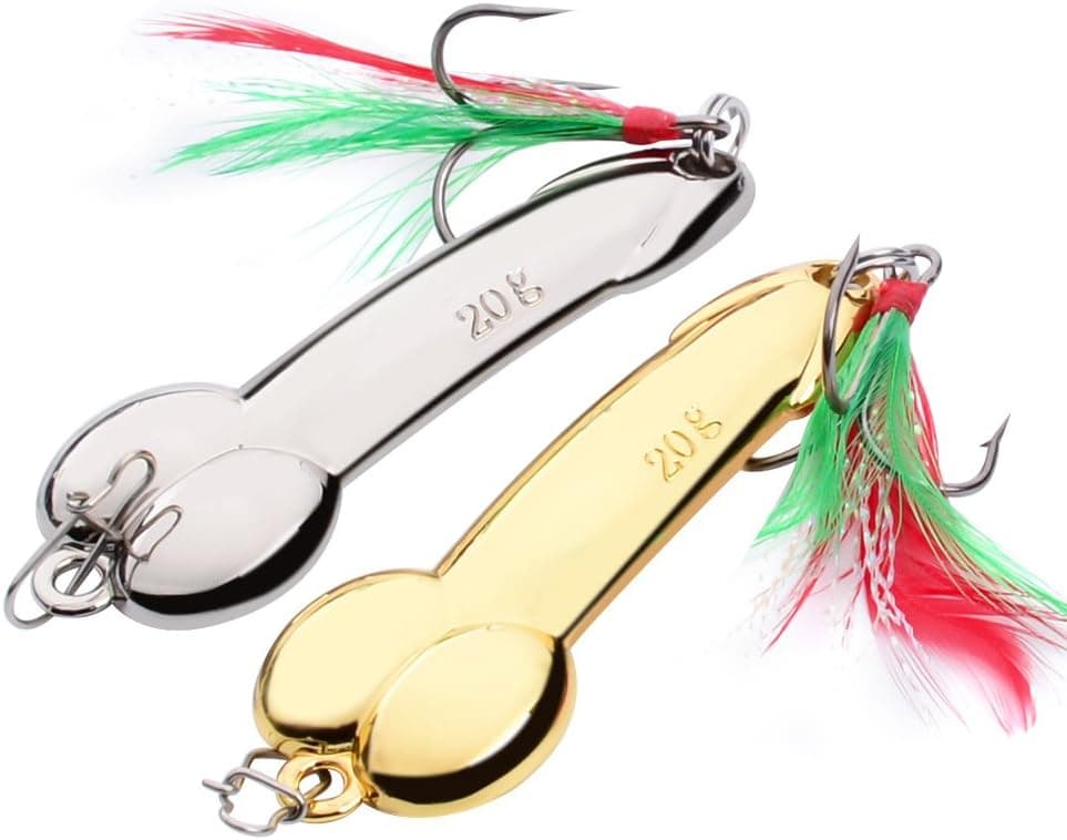 GuaziV Spoon Fishing Lures Fishing Spinner Spoon Lures Sinking Metal Spoons with Treble Hooks for Trout Walleyes Bass Spinner Baits (5pcs/lot-Gold/Silver) (Gold, 20g/0.70oz -5pcs)