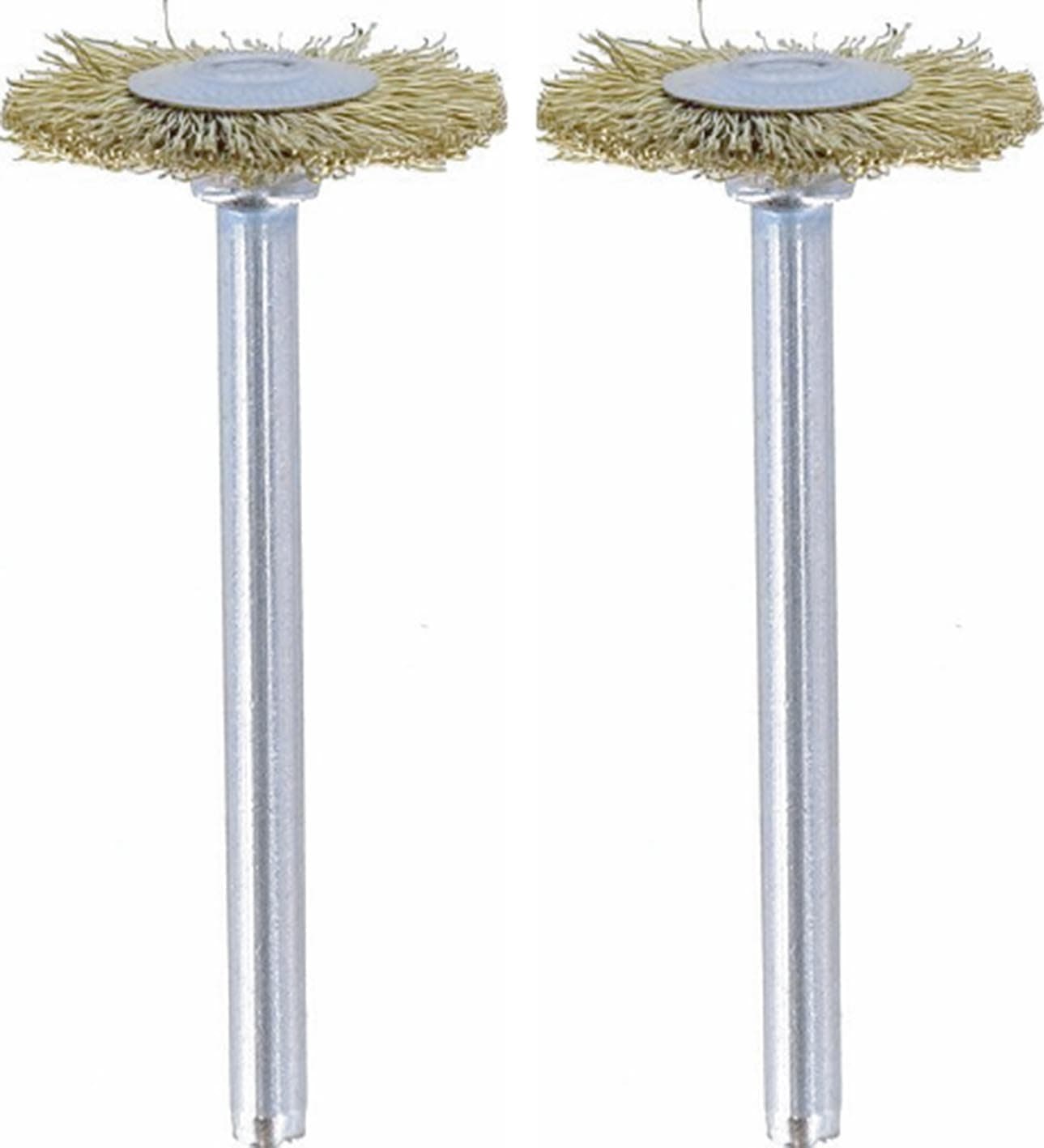 Dremel 535-02 Brass Brush, 3/4", 2 Pack , Yellow