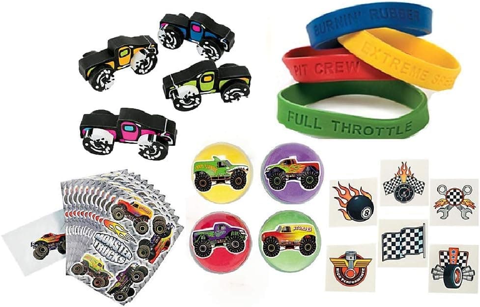 Monster Truck Party Favor Kit