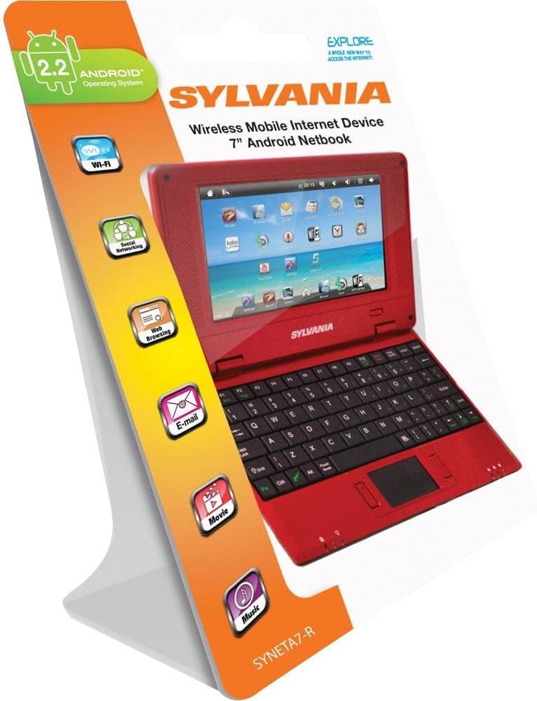 Sylvania 7" LCD Android Tablet with Foldable Keyboard - SYNETA7