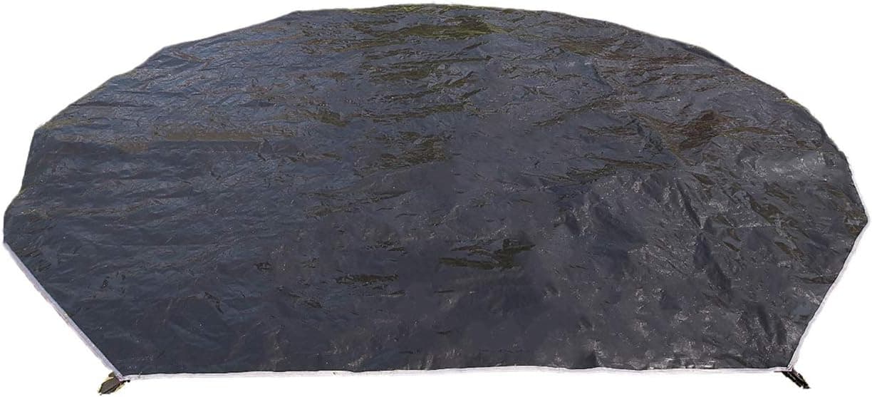 DANCHEL OUTDOOR Waterproof Bell Tent Footprint Round Tarps for Camping, Durable Groundsheet for Yurt Glamping Tents Portable Accessories(9.8ft/13ft/16.4ft/20ft)