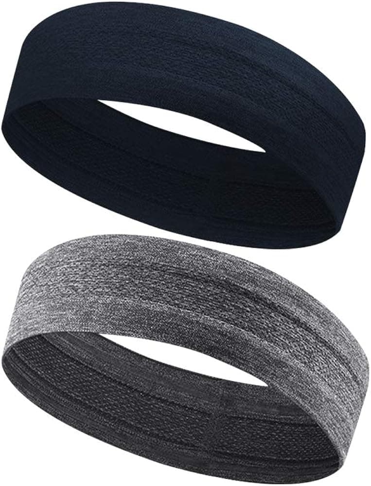 GonHui Sport Headbands for Women Men Anti-Slip Sweatbands for Yoga Gym Running Cycling Basketball (7 Colors Mix and Match)