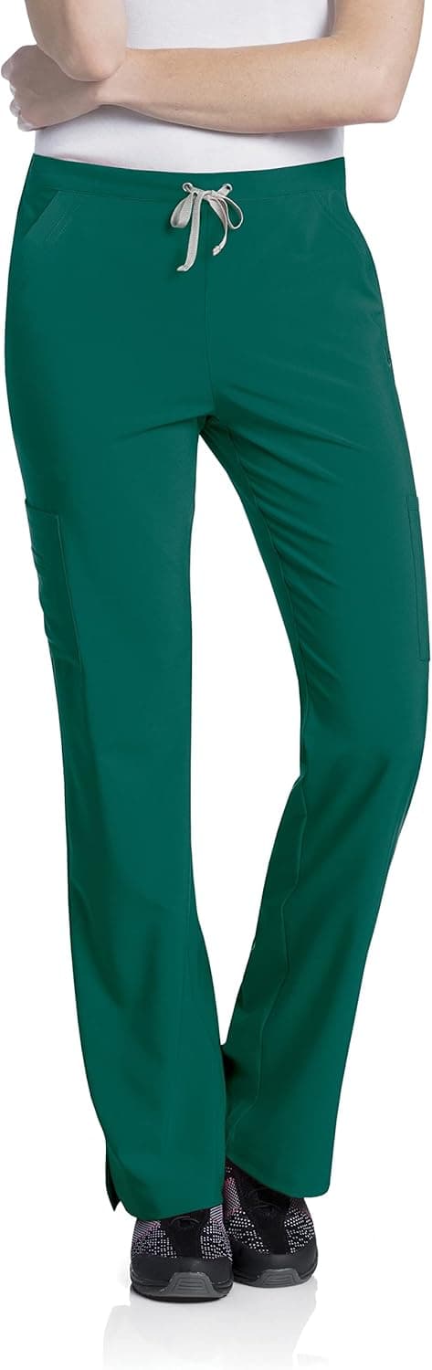 Urbane Performance Tailored Fit Stretch 6-Pkt Cargo Scrub Pants for Women 9312