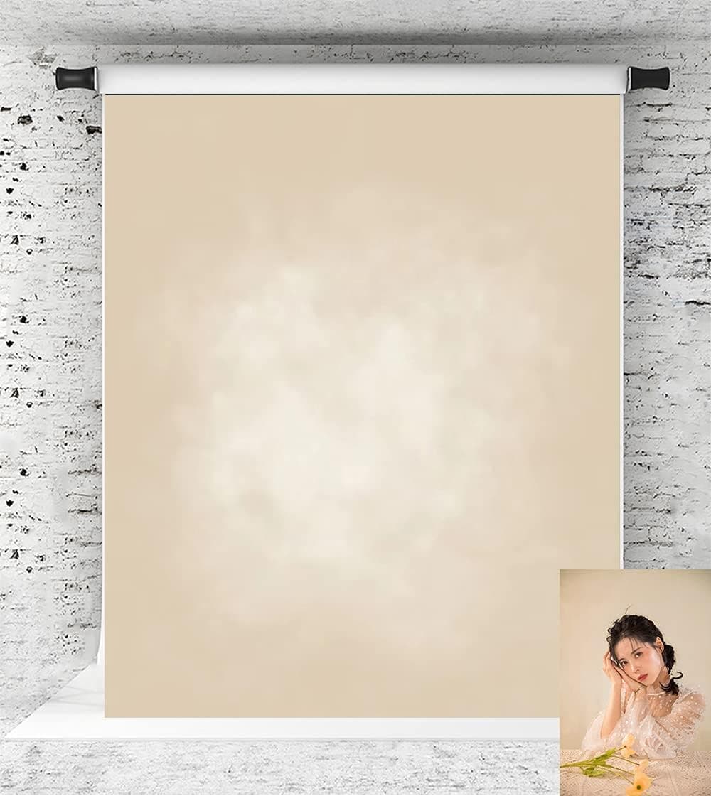 Kate 5x7ft Beige Backdrops Microfiber Tan Portrait Backdrops for Photoshoot Abstract Photo Background