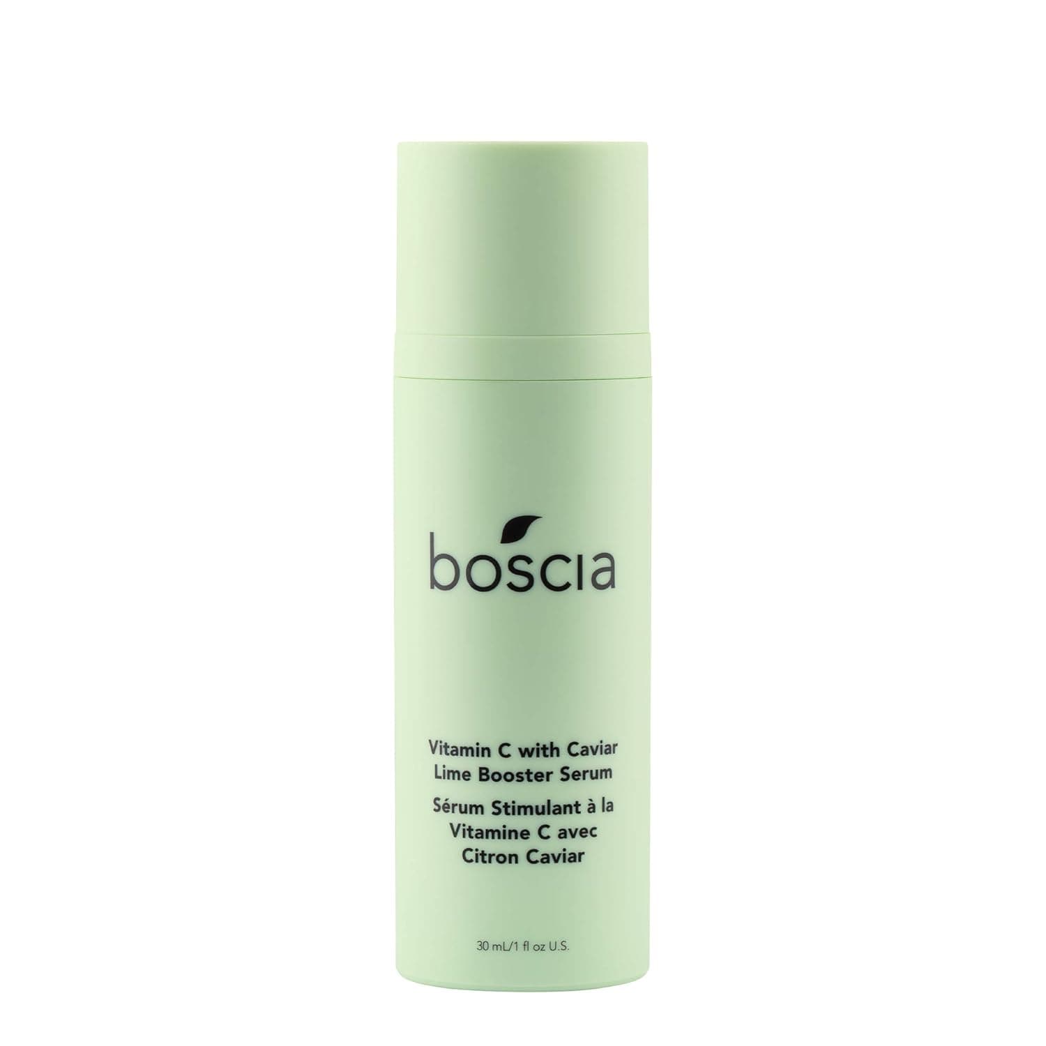 boscia Vitamin C with Caviar Lime Booster Face Serum - Vegan, Cruelty-Free, Natural and Clean Skincare I Nourish and Brighten Your Skin 0.91 fl oz