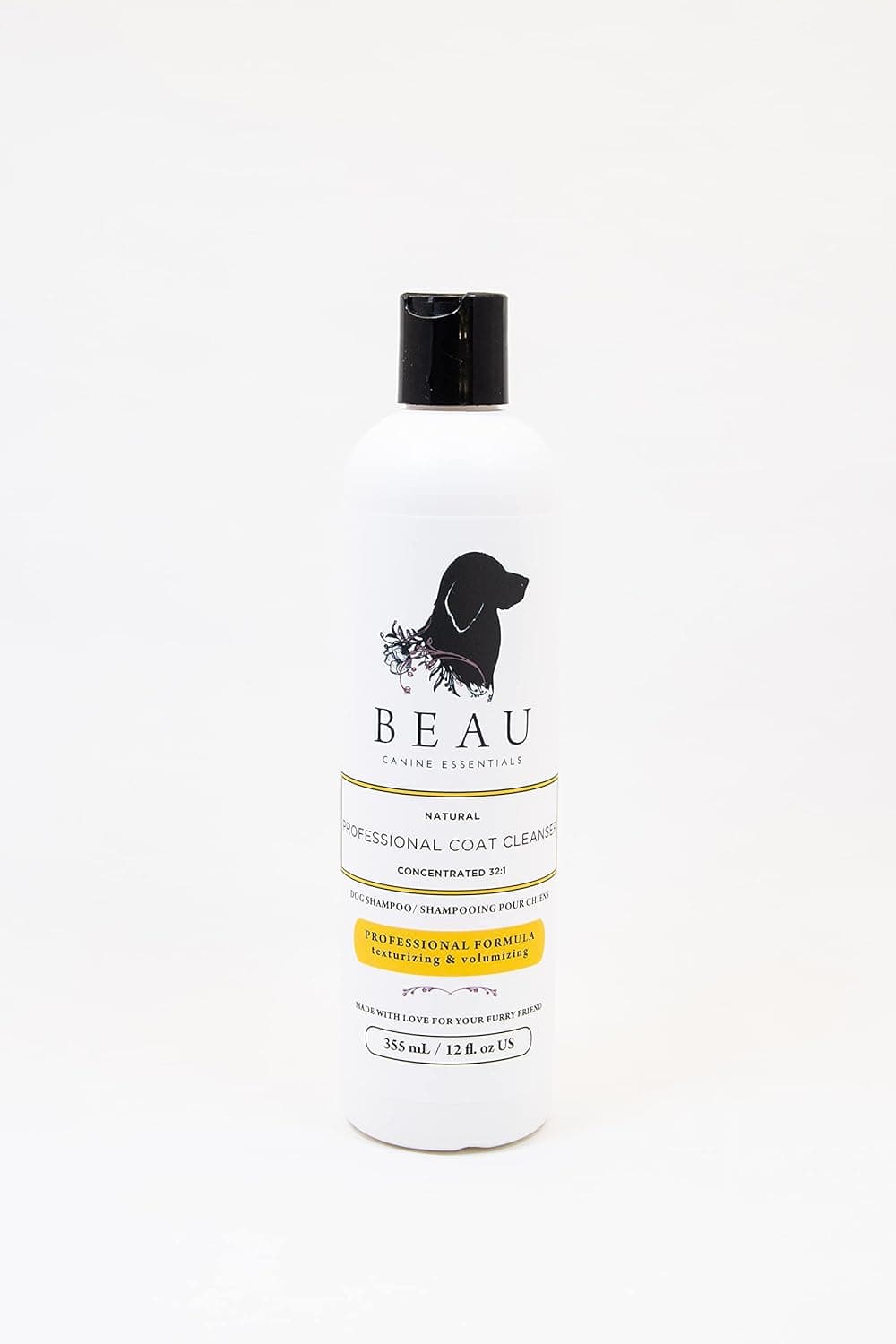 BEAU Professional Dog Shampoo - Texturizing & Volumizing Formula