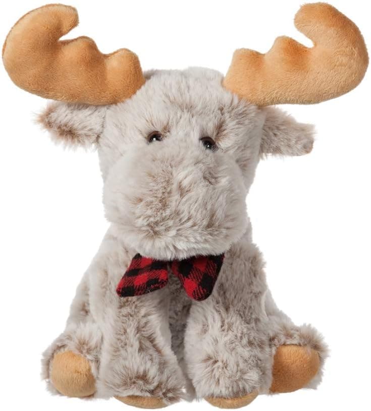 Apricot Lamb Toys Moose Plush Gray Reindeer Stuffed Animal Soft Cuddly Perfect for Child （Gray Reindeer ，8 Inches