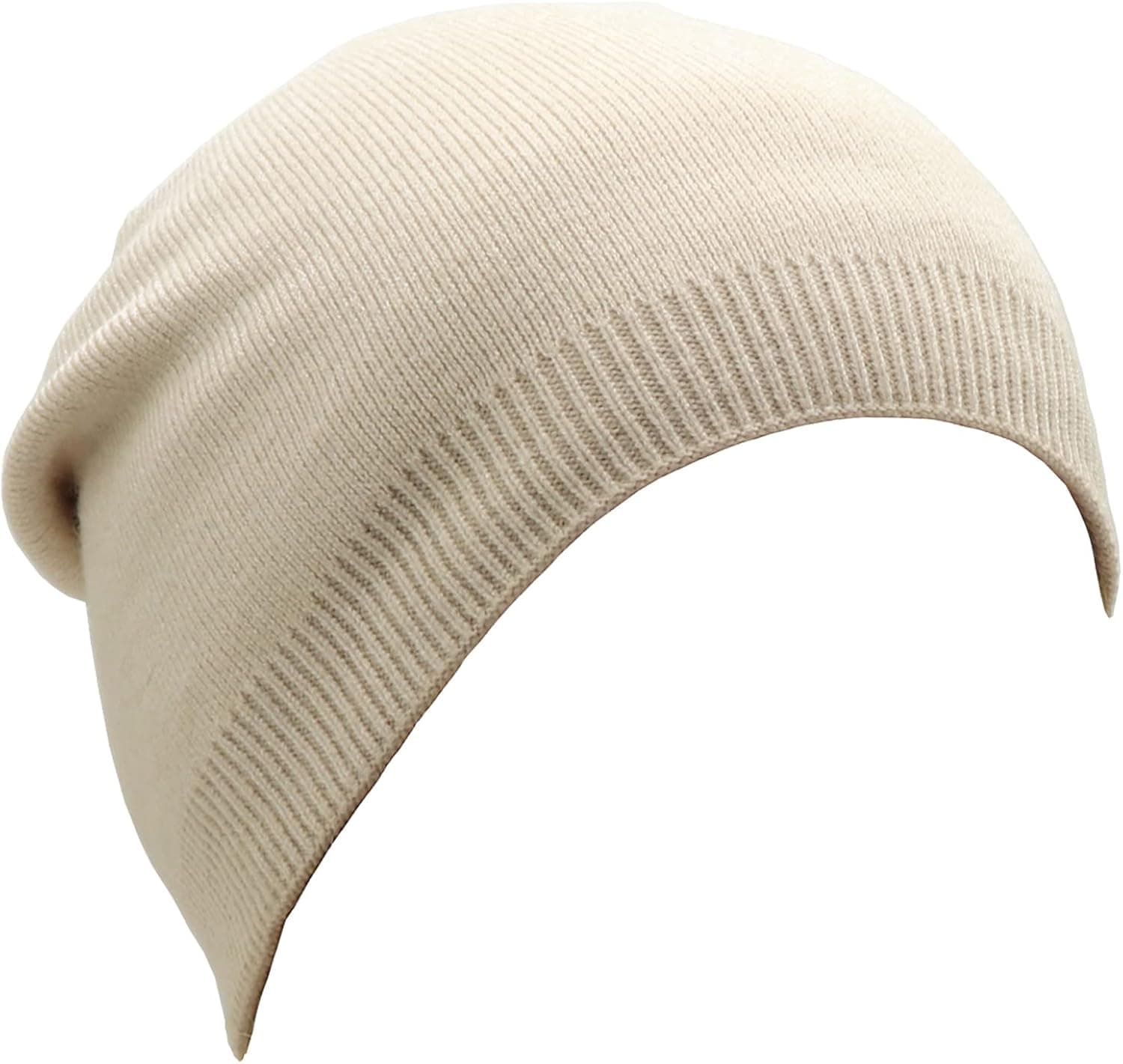 Wheebo Beanie Hat Cashmere Stretch Skull Ski Cap for Women Men -Winter Knit Hat Solid Color Unisex Style