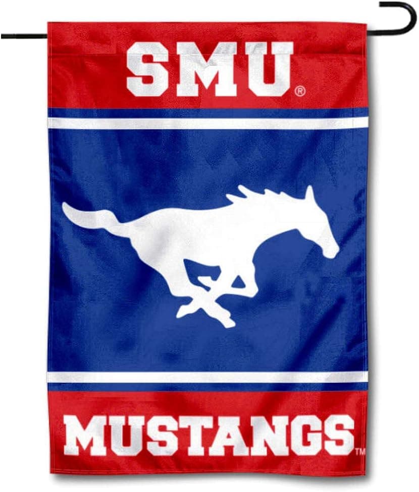 Southern Methodist Mustangs Garden Banner Flag