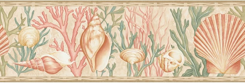 Decorate By Color BC1581714 Multi Color Sea Shells Border