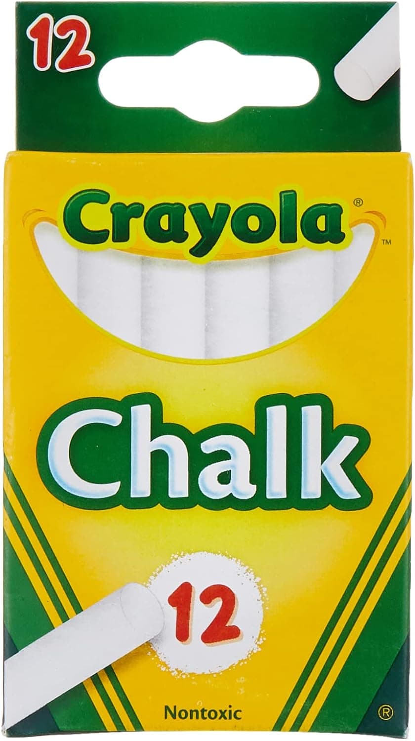 Crayola White Chalk 12 Ea (Pack of 36)
