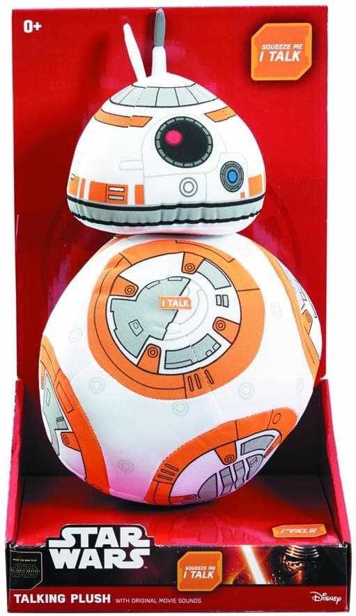 Star wars the Force Awakens large 12.5 inch talking BB-8 plush