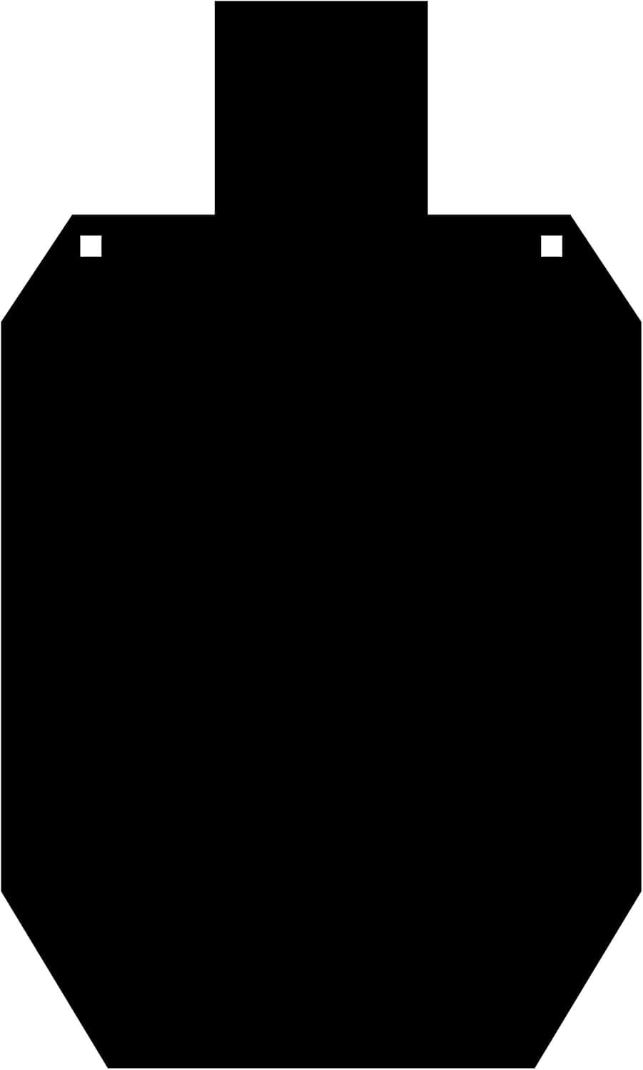 High Caliber AR500 Steel IPSC/IDPA Competition Targets - for Precision Practice(1/2", 3/8", 1/4", differen Sizes) - Made in The USA