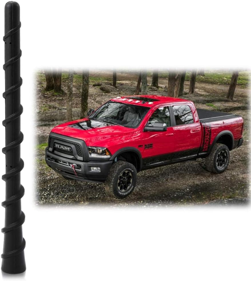 Antenna Mast Perfect Replacement Screw Thread Antenna Fit Dodge Ram 1500 2500 3500 Truck Stubby Antenna Accessories 2009-2019 Accessories