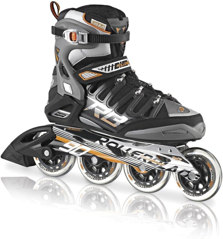 Rollerblade Men's 2013 Crossfire 90 Inline Skates (Black/Orange)